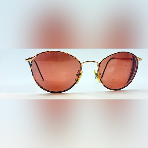Vintage Christian De Roz MX-2Tortoise Gold Oval Sunglasses Frames Only